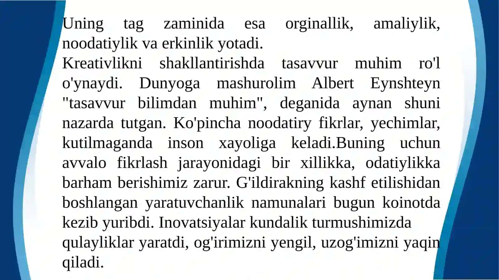 Kreativlik va uning shakillanishi 4