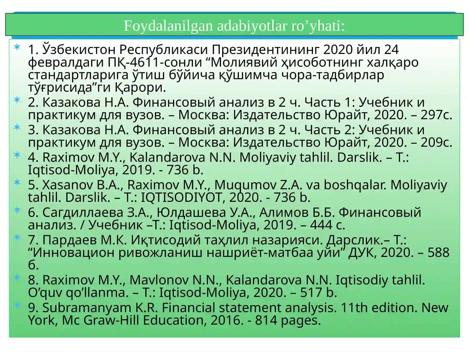 IQTISODIY TAHLIL. Moliyaviy barqarorlik tahlili PPT | 4