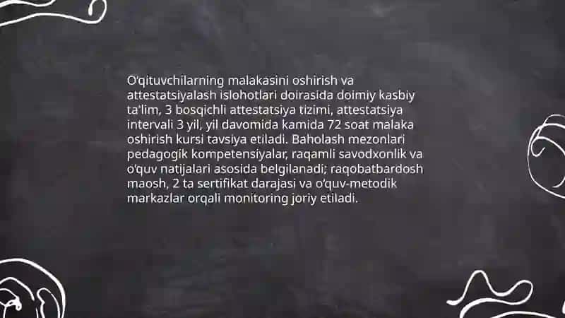 Ta'lim sohasidagi islohotlar 4