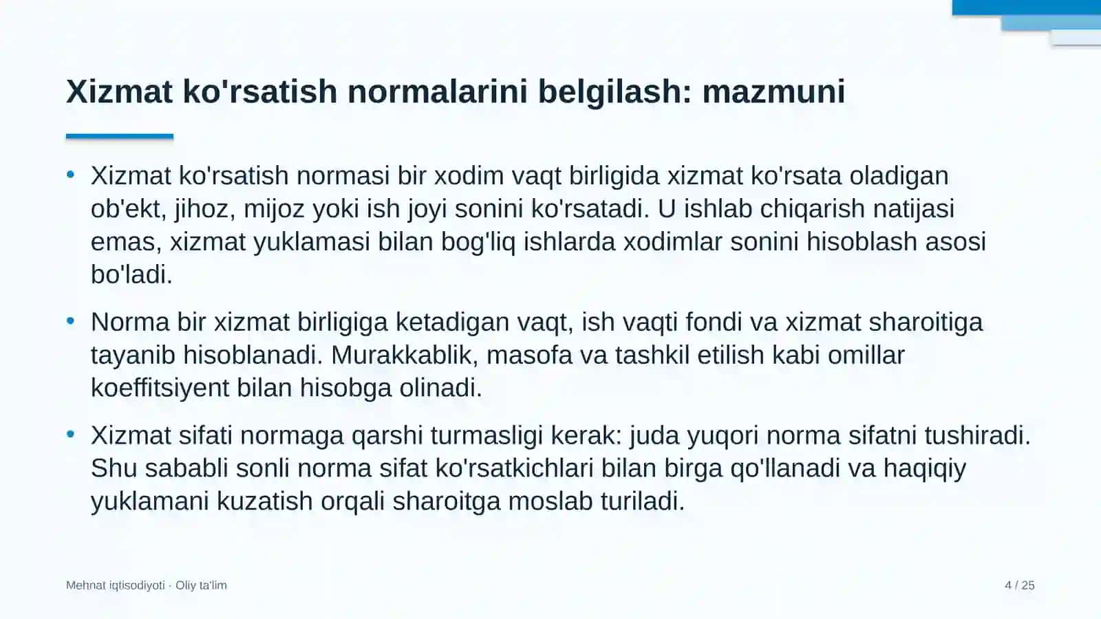 Kinoteatrlarda xizmat ko'rsatish normalarini belgilash 4