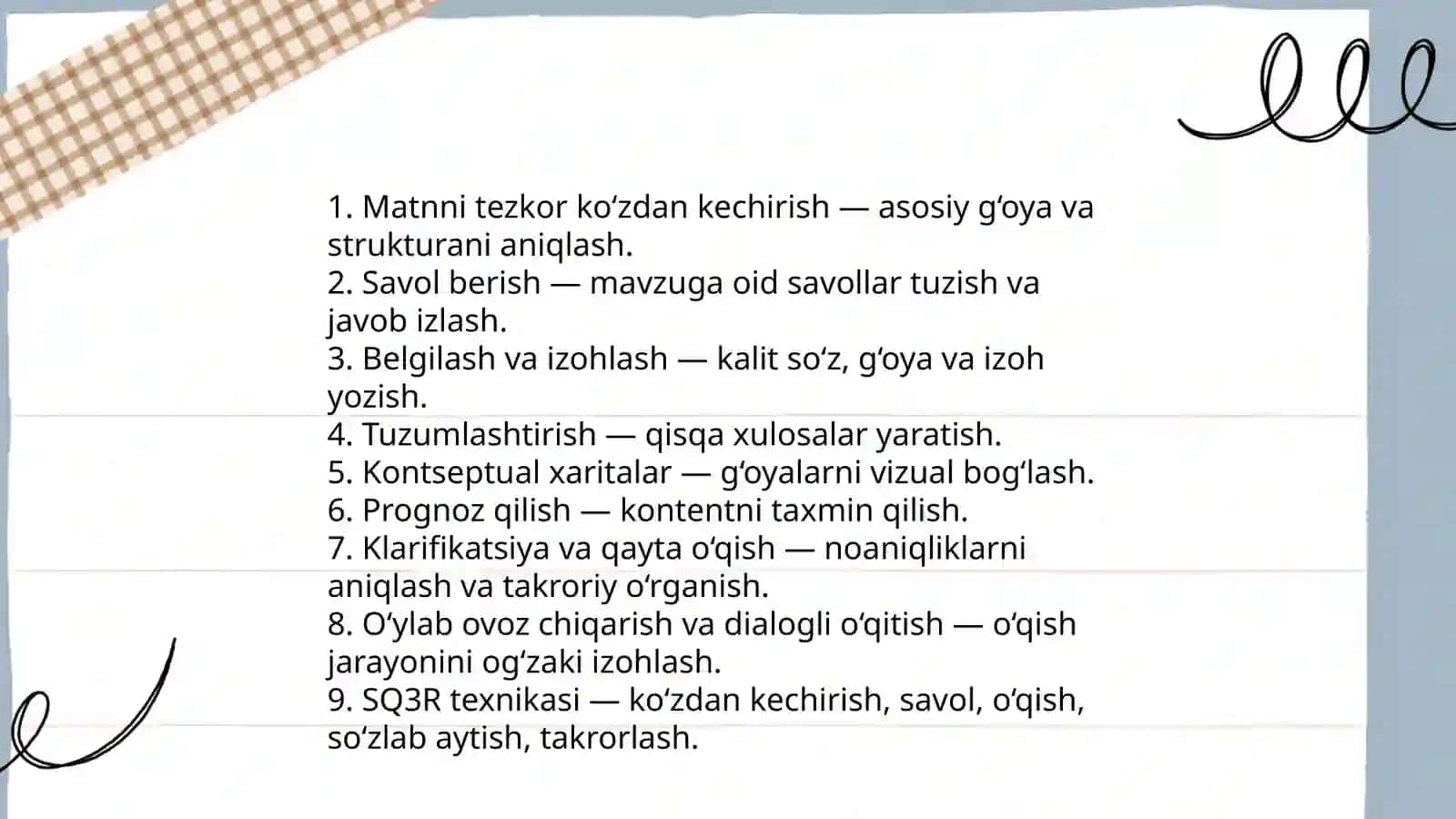 O‘qitish metodlari va o‘quvchi faoliyatini shakllantirish tamoyillari 4