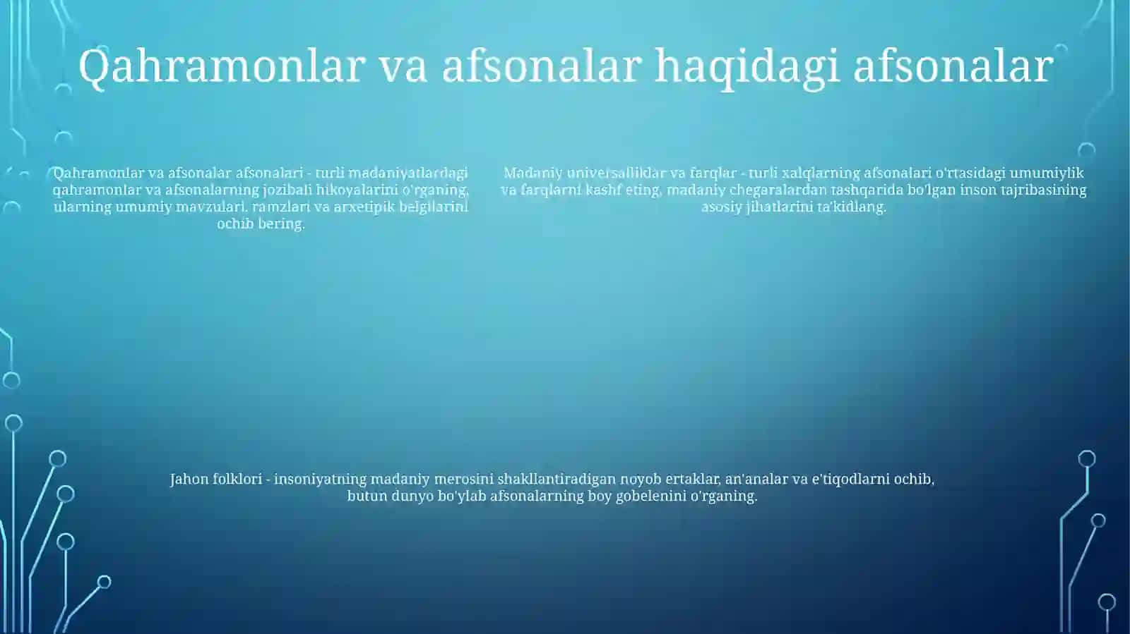 Dunyo Xalqlari Madaniyatidagi Umumiylik Va Farqlar 4