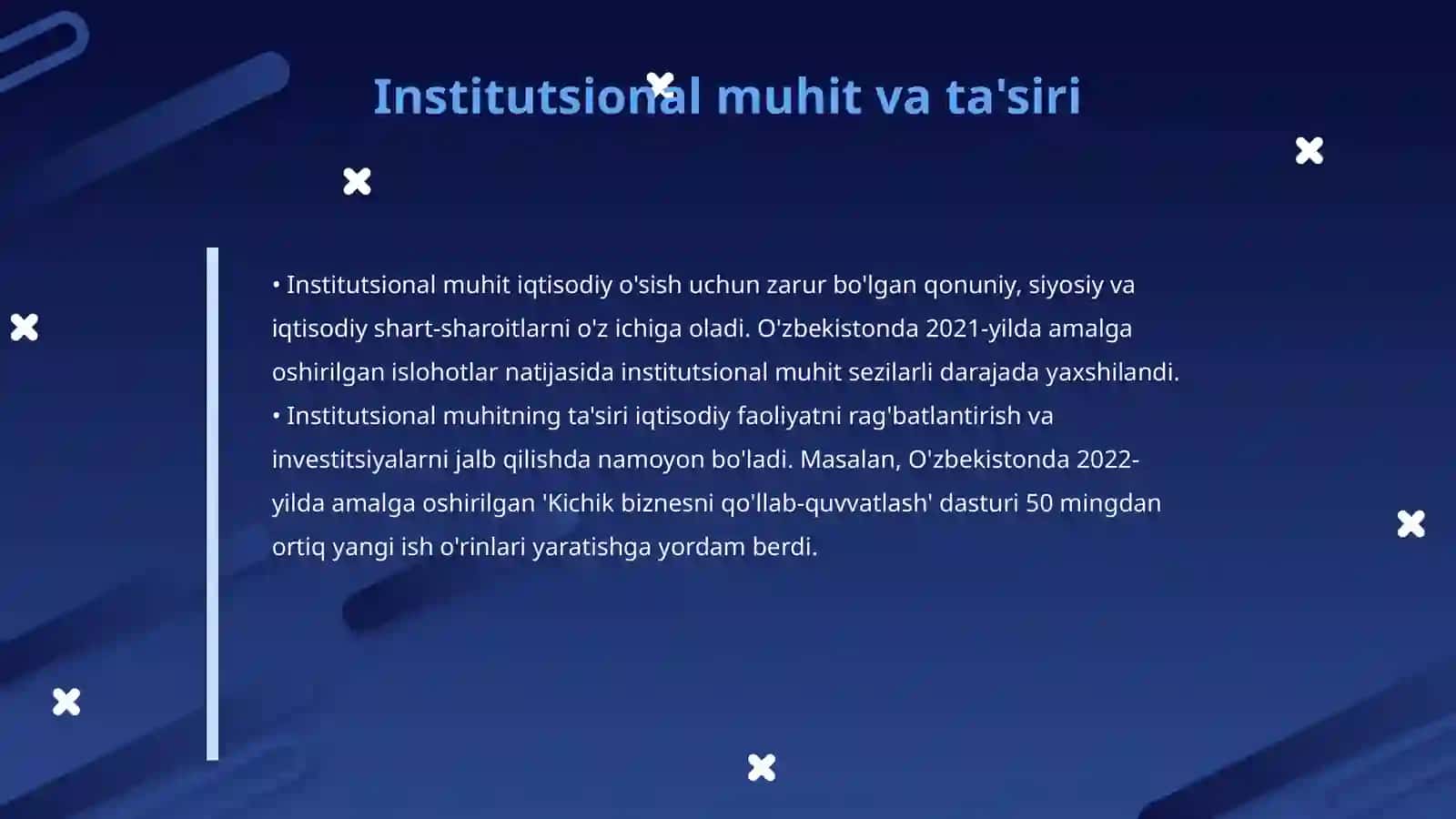 Iqtisodiy o'sishning huquqiy - institutsional omillari 4
