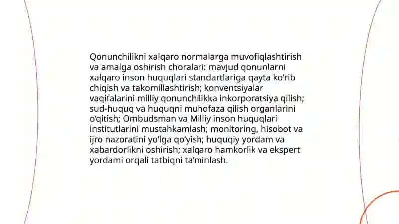 Yangi O‘zbekistonda inson haq-huquqlari va erkinliklari kafolatining yaratilishi 4