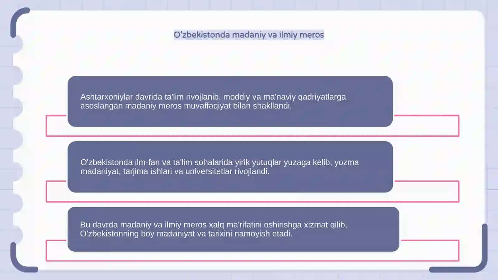 Ashtarxoniylar davrida talim 4