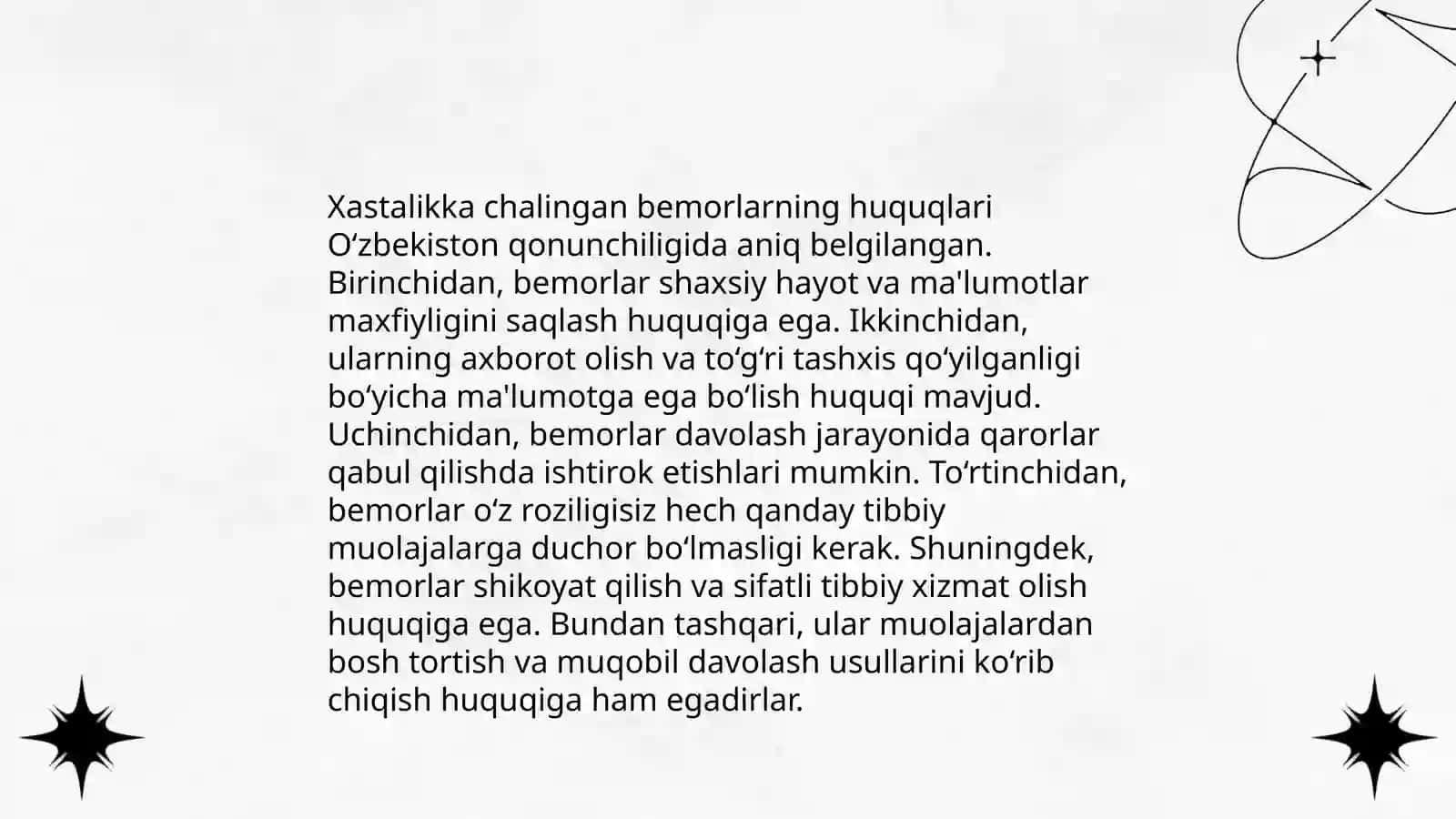 Tibbiyotda inson huquqlari muhofazasi 4