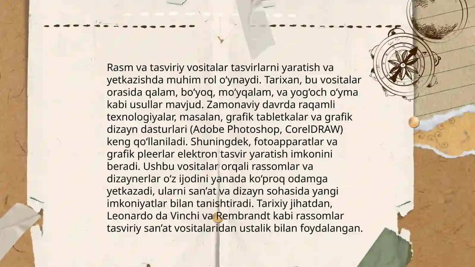 Tasviriy san'at va badiiy ifoda 4