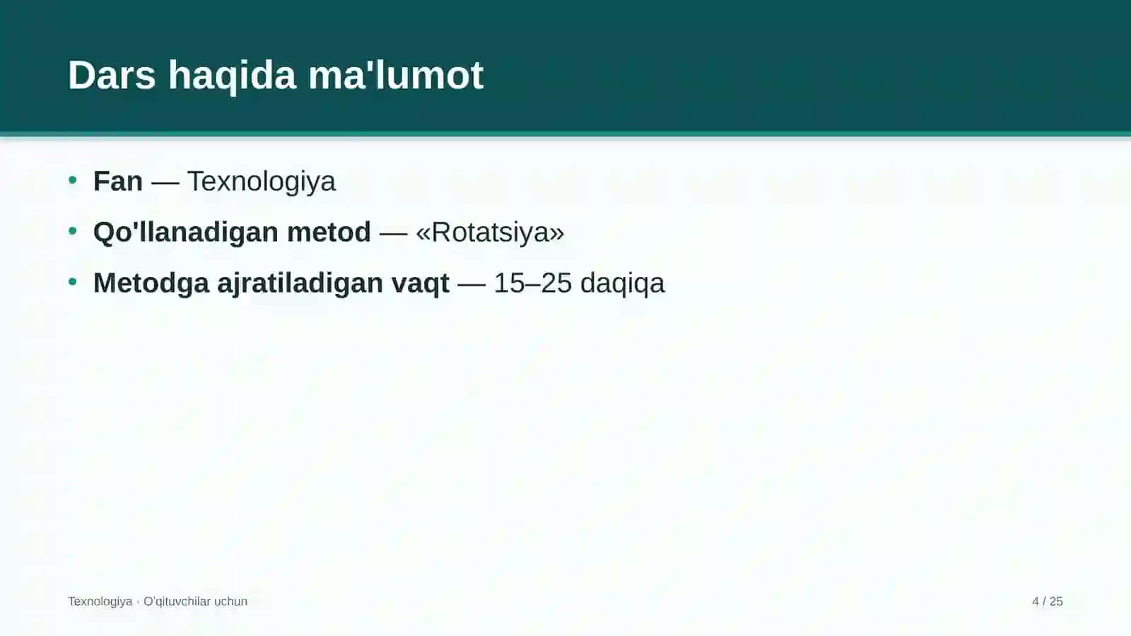 texnologiya darslarida rotatsiya metodidan foydalanish 6446 4