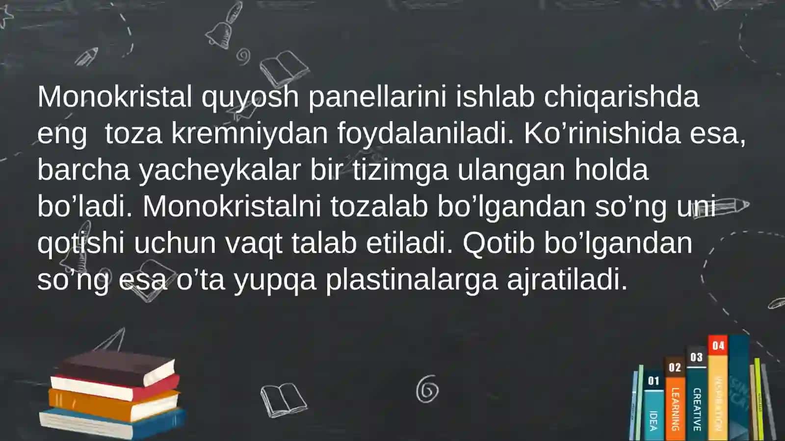 Quyosh panellari uchun kremniy birikmalari 4