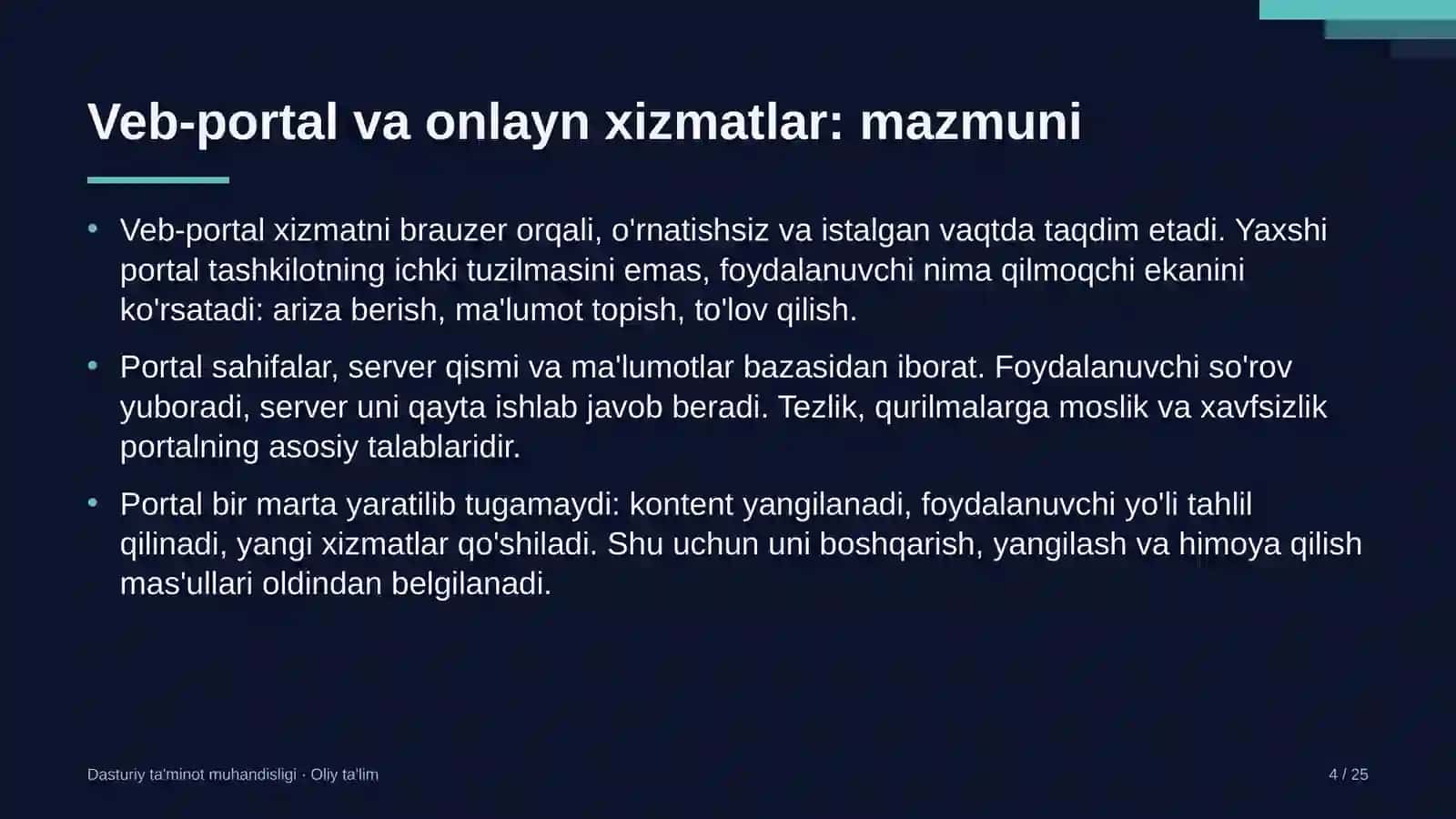 Erkin iqtisodiy zonalarda veb-portal va onlayn xizmatlarni rivojlantirish 4