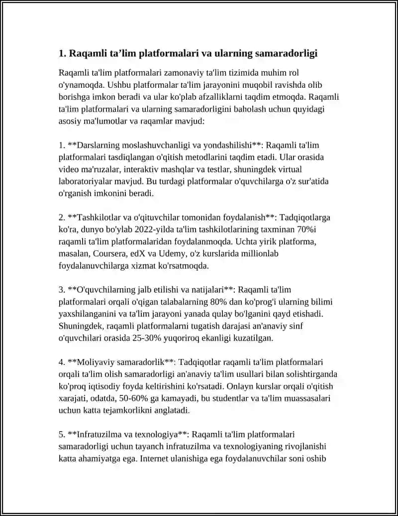 AXBOROT KOMMUNIKATSIYA TEXNOLOGIYALARI VOSITALARI VA ULARNI TAʼLIM JARAYONIDA QOʻLLASH IMKONIYATI 4