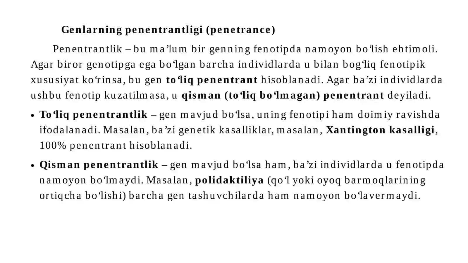 Tibbiy genetika moduli mazmun va mohiyati 4
