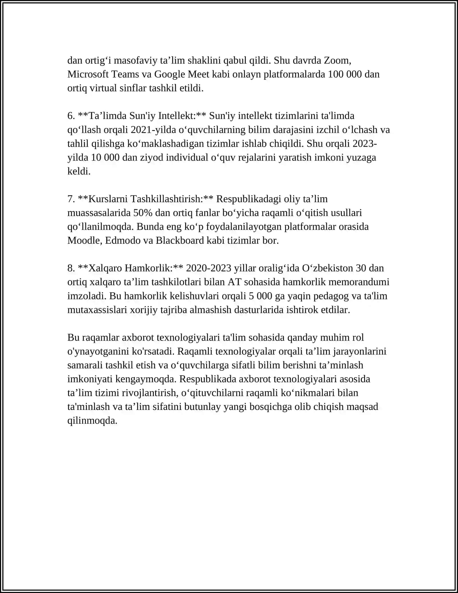 AXBOROT TEXNOLOGIYALARINING ROLI VA AHAMIYATI 4