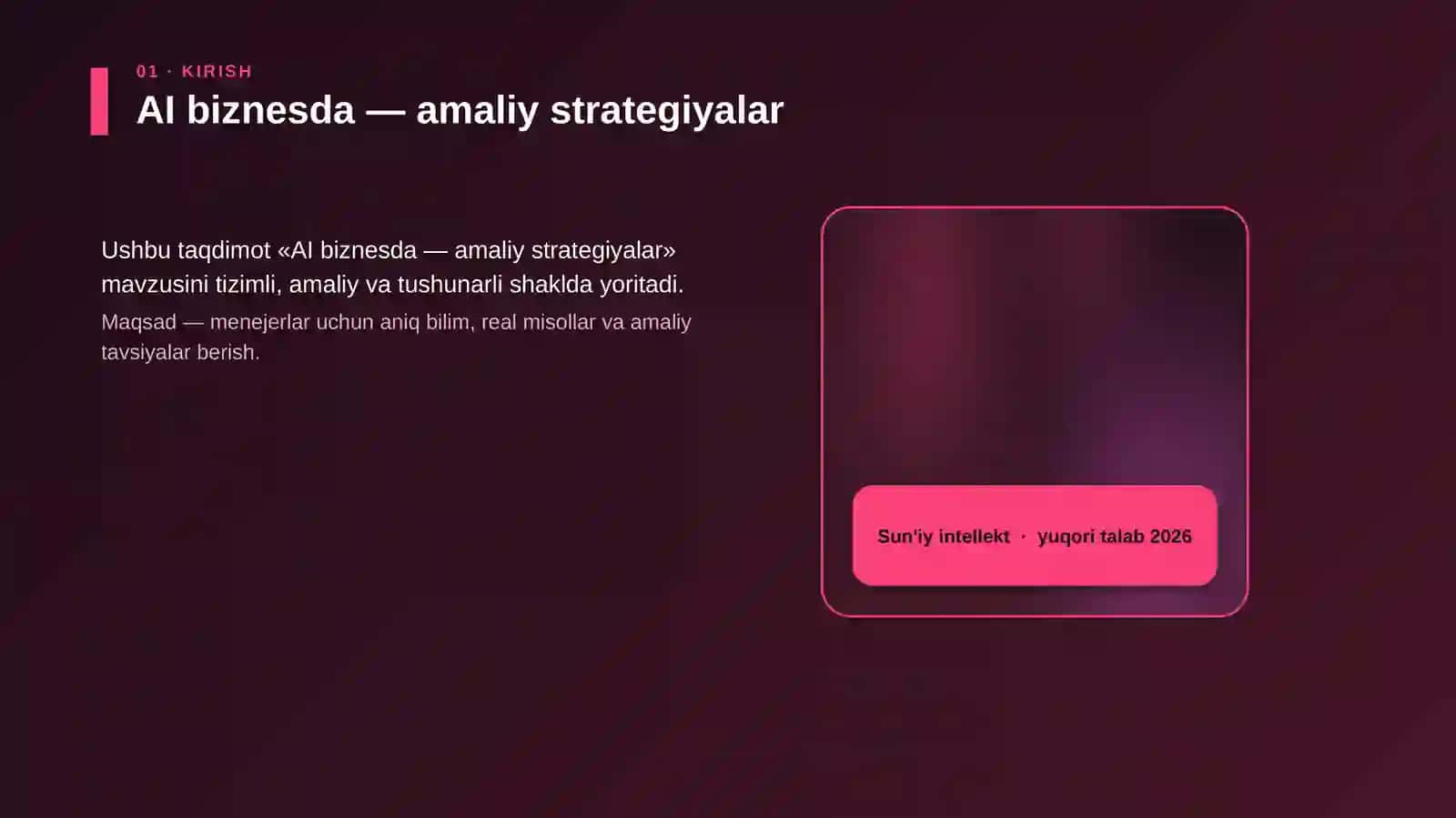 AI biznesda — amaliy strategiyalar 4