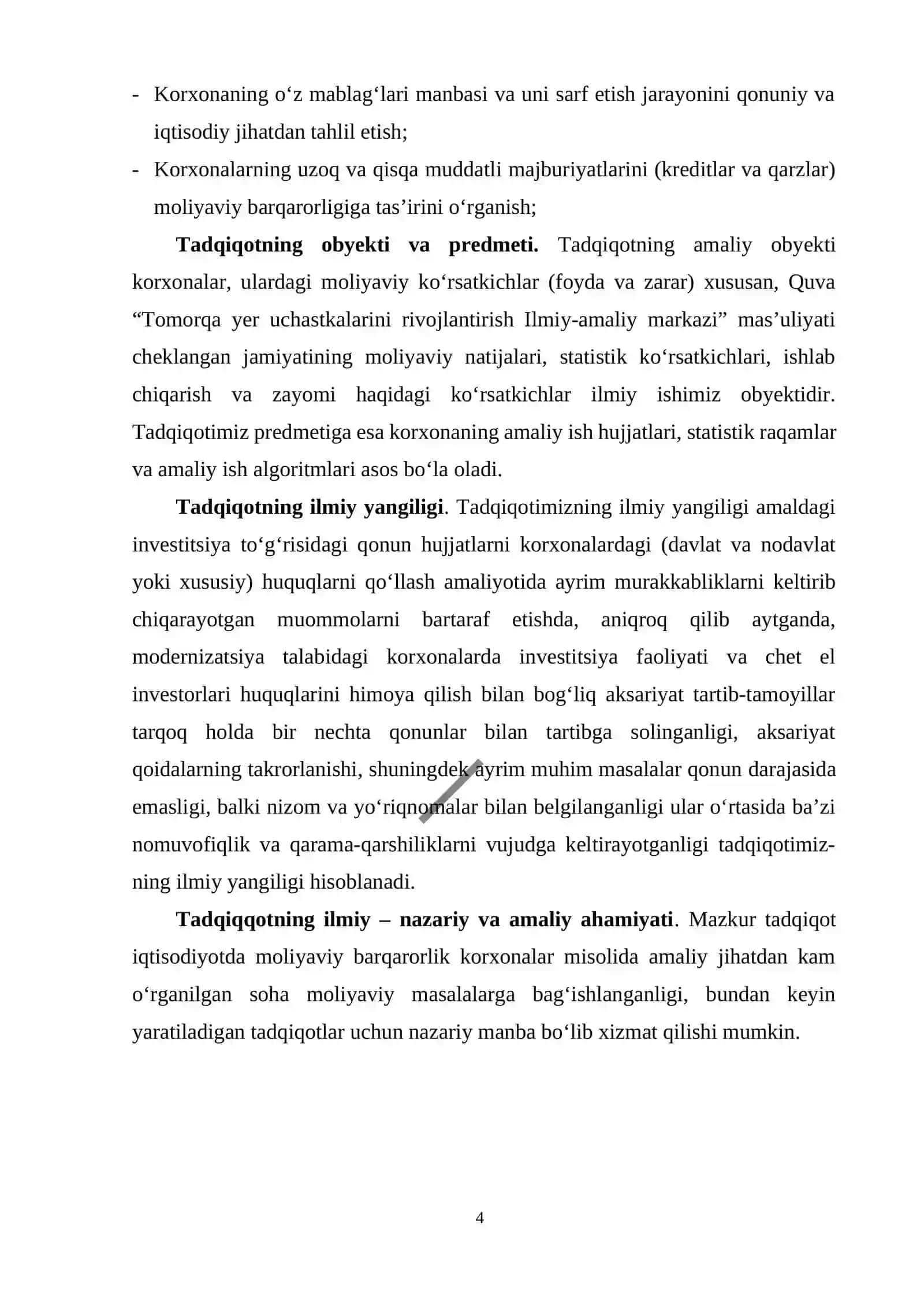 MОLIYАVIY NАTIJАLАR VА MОLIYАVIY BАRQАRОRLIKNI IFОDАLОVСHI KО‘RSАTKIСHLАR TАHLILI 4