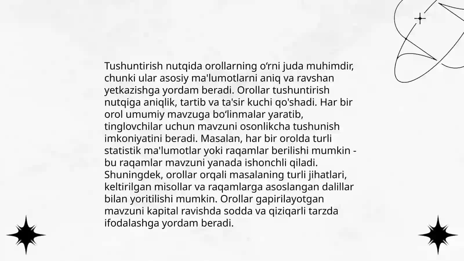 O'qituchining tushuntirish nutqining xususiyatlari 4