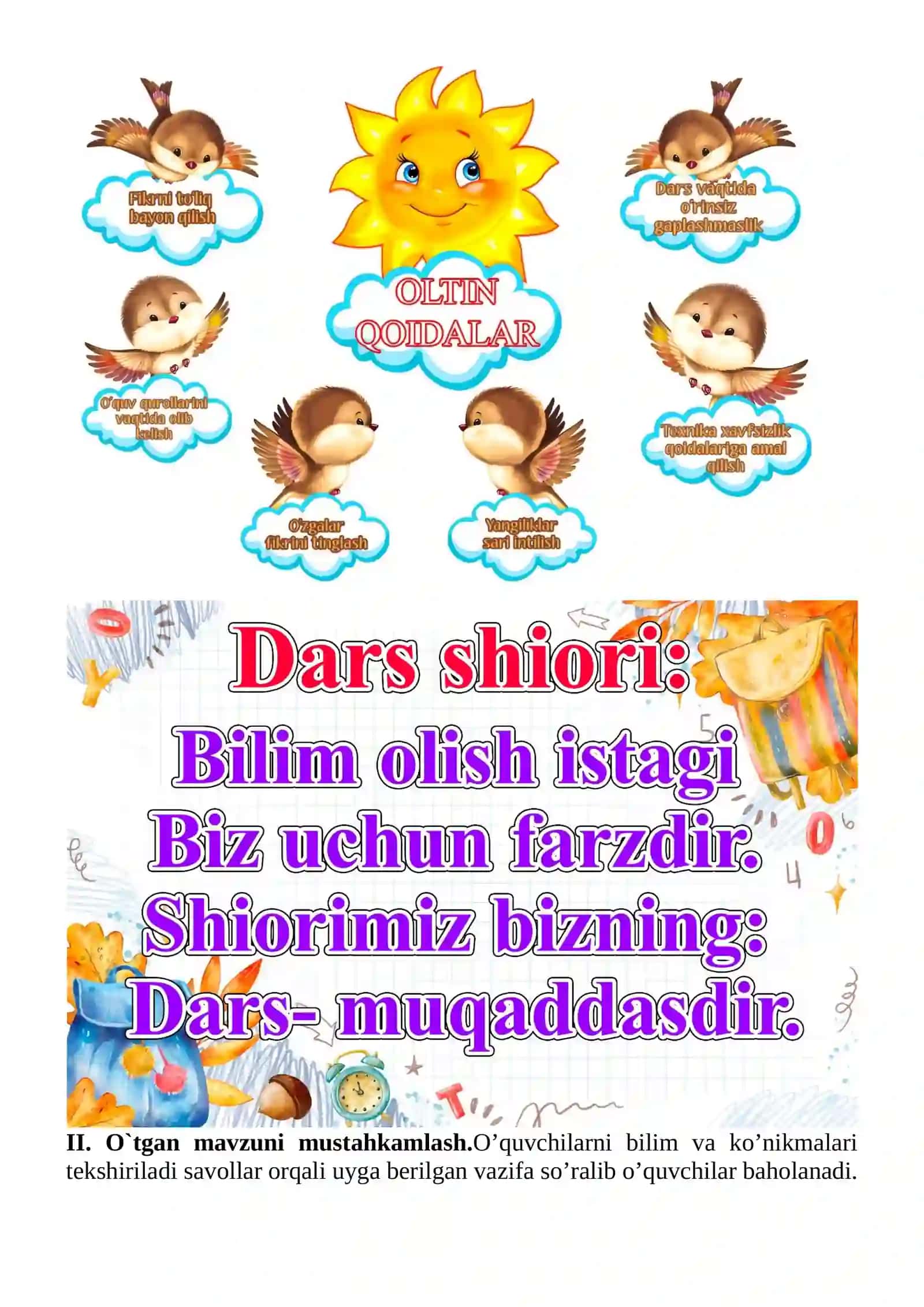 Rosa maza qish, qorlari - kumush 1-sinf o'qish savodxonligi dars ishlanmasi 4