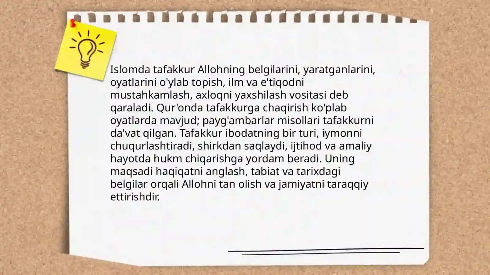 Tafakkur 4