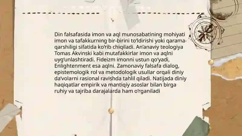 Din dinshunoslik din falsafasi 4