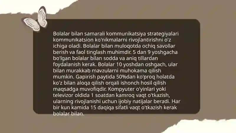 Psixologning maktabgacha ta'lim muassasasida tarbiyachi va ota-onalar bn ish olib borishi 4