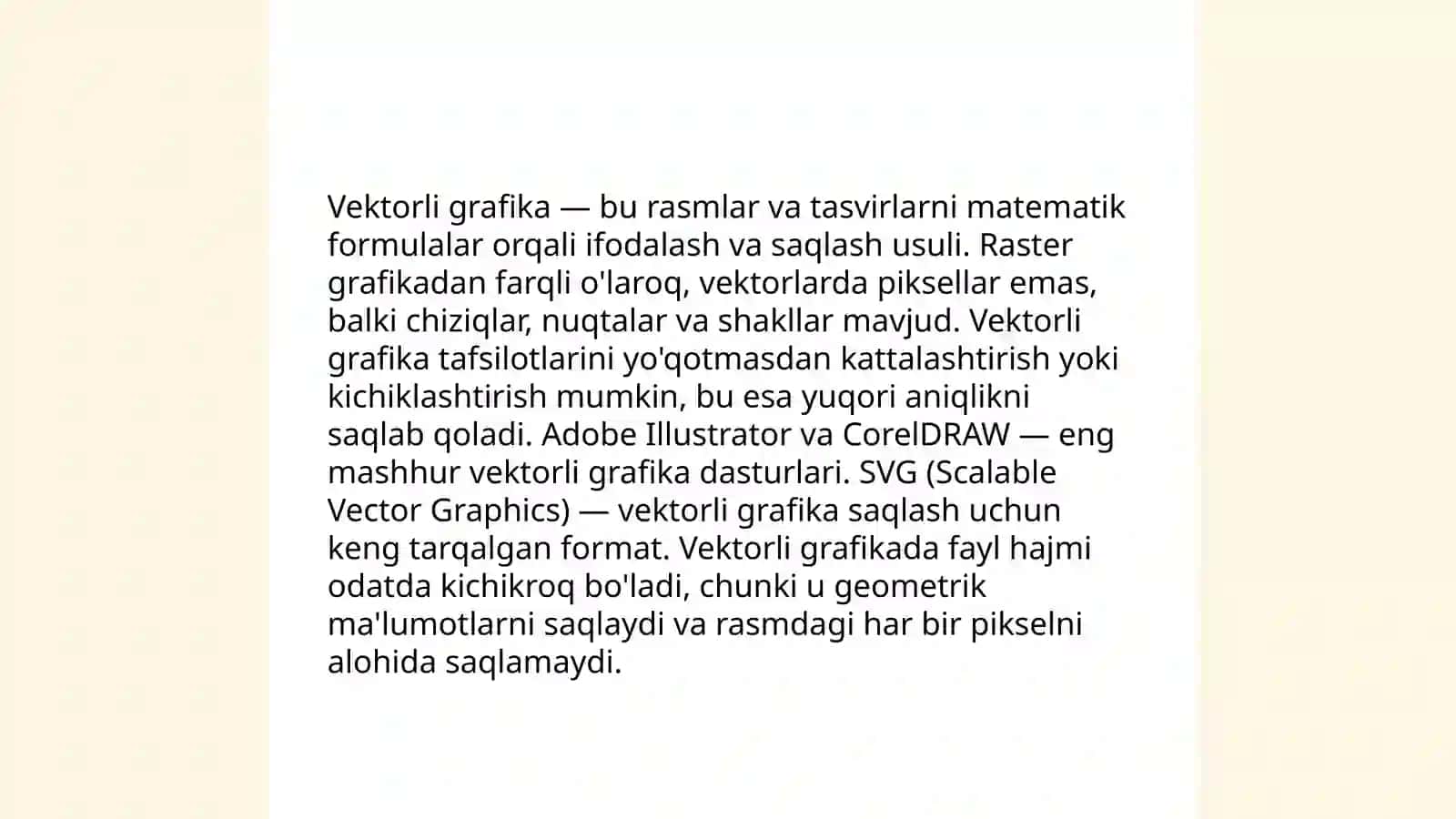 Grafika bilanishlash 4