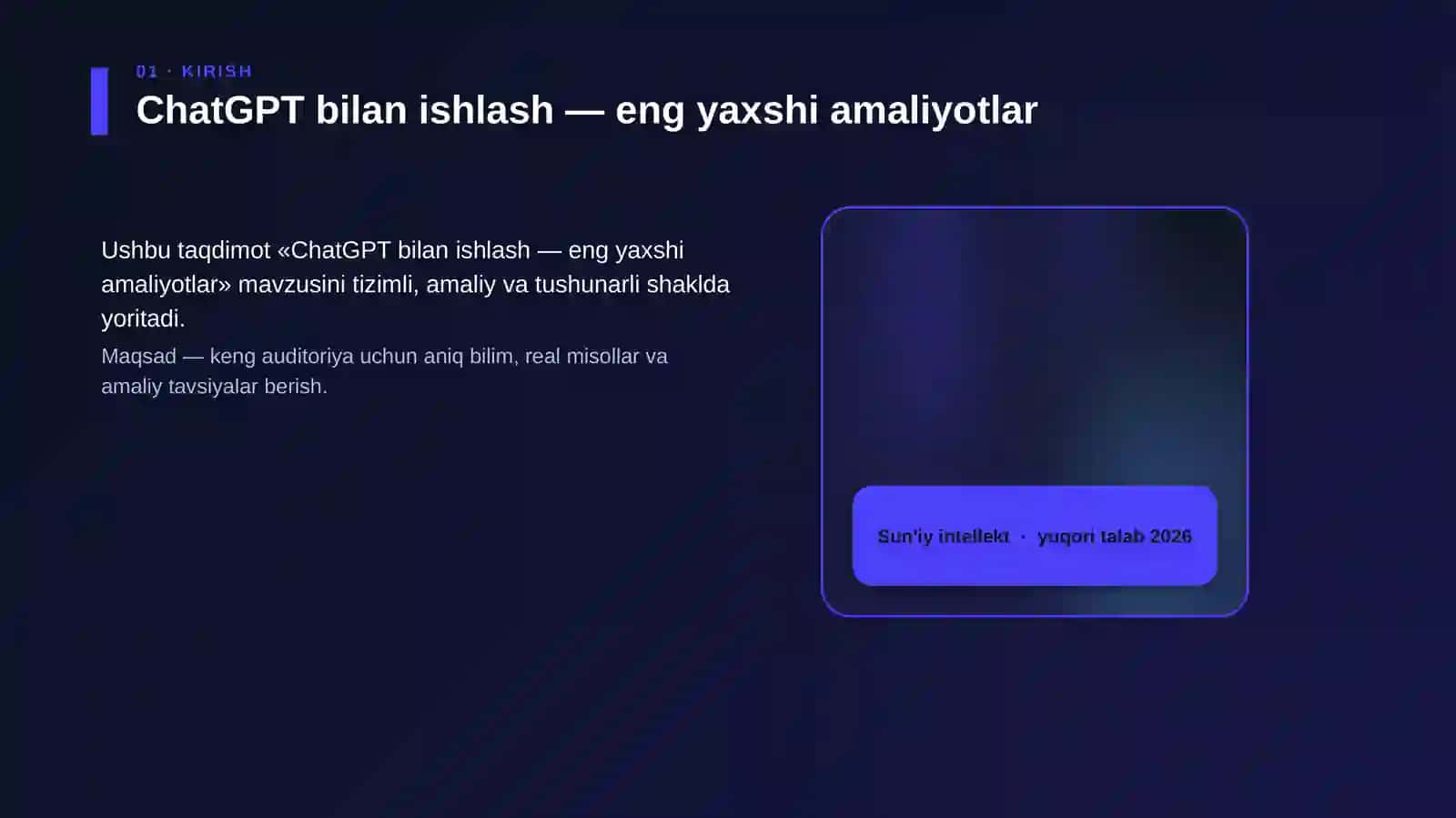 ChatGPT bilan ishlash — eng yaxshi amaliyotlar 4