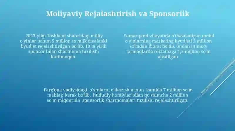 Milliy va harakatli õyinlarni tashkil qilish va õtkazish 4