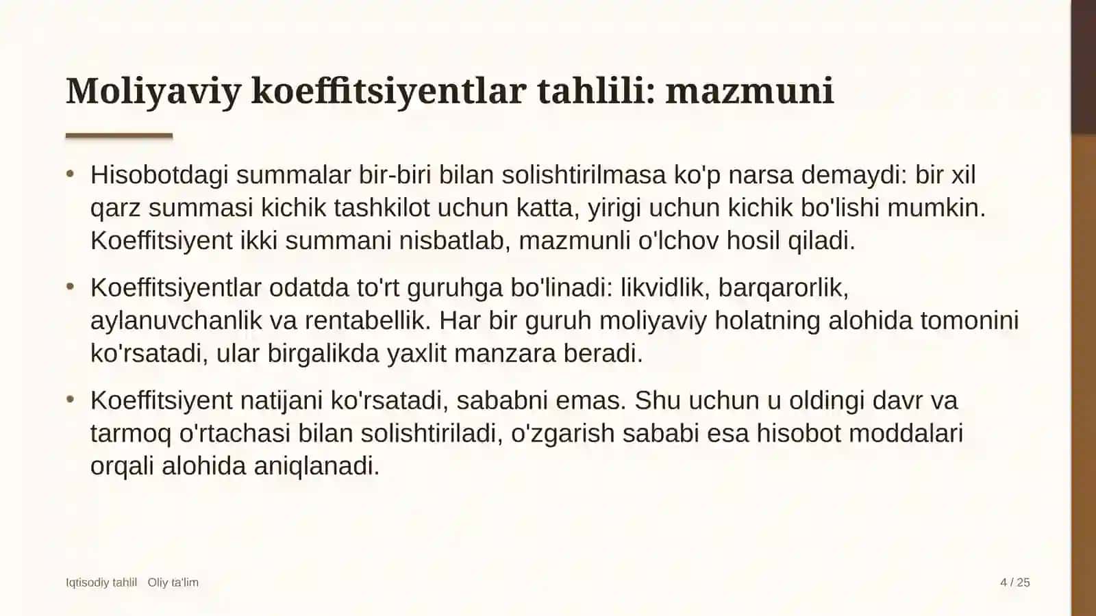 mashinasozlik korxonalarida moliyaviy koeffitsiyentlar tahlili 1649 4