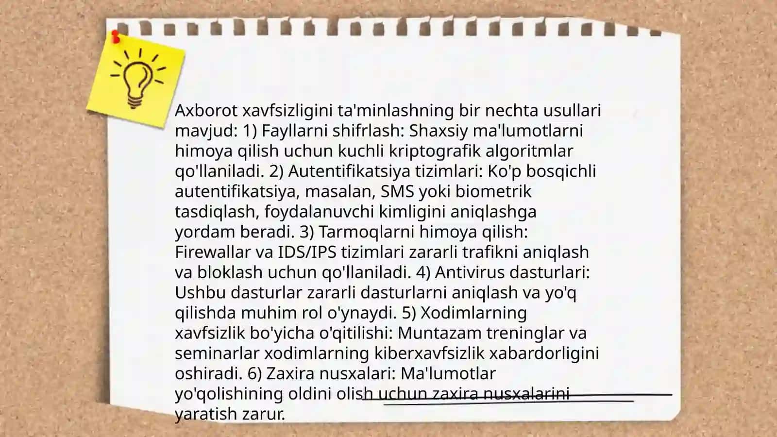 Xavfsizlikni taminlash tamoyillari va uslublarini tahlil qilish 4
