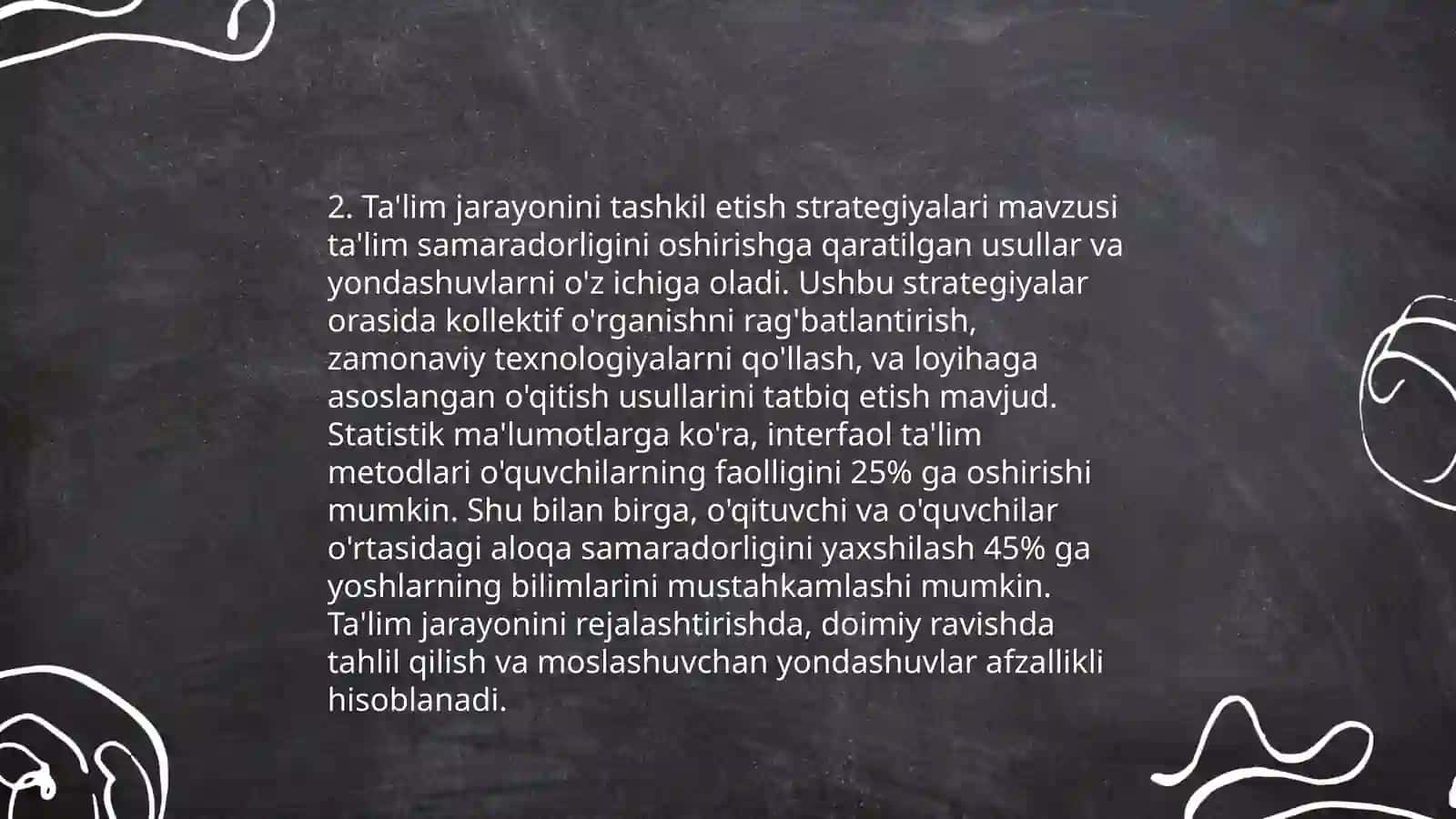 Pedagogik faoliyatni ilmiy tashkil etish 4