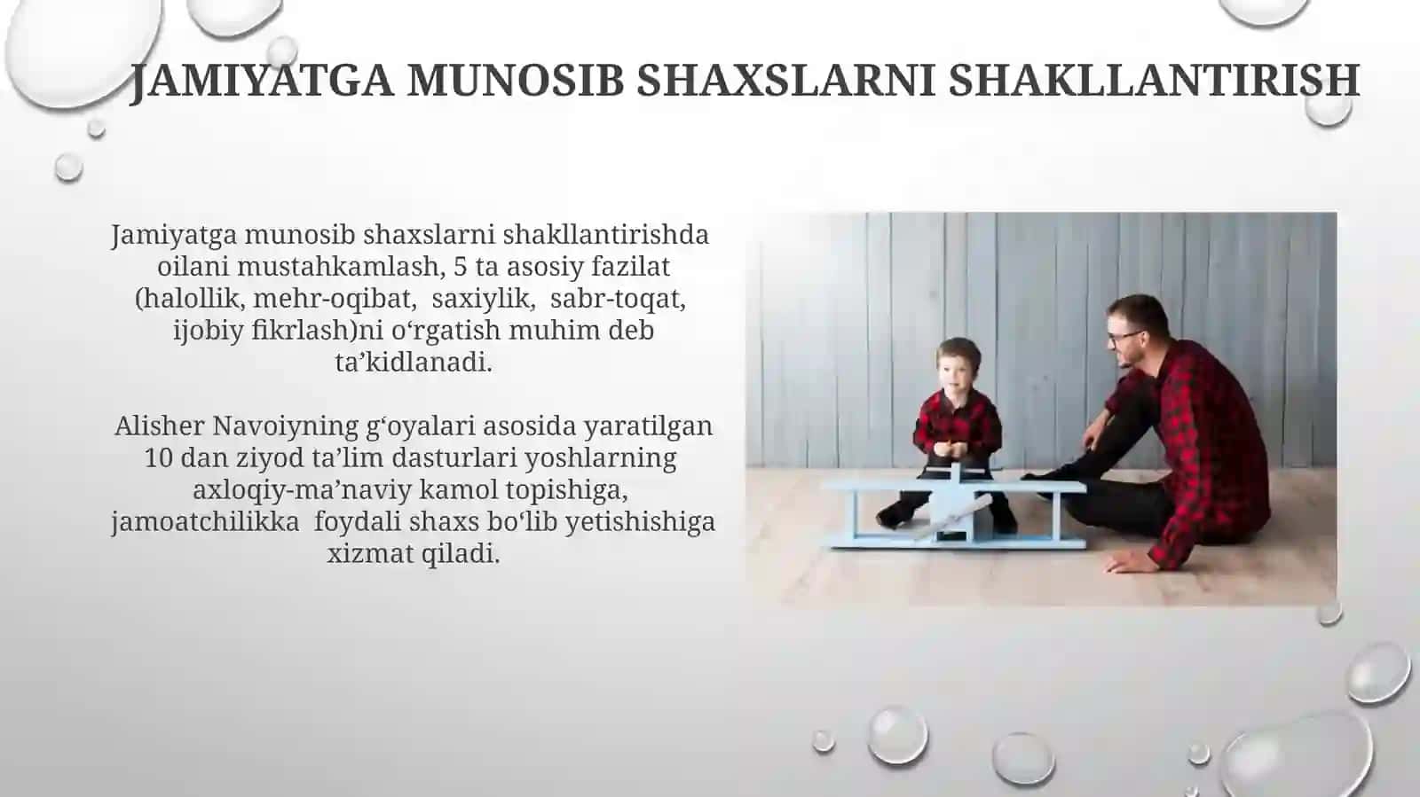 Alisher Navoiy talqinida ota-ona va farzand tarbiyasi 4