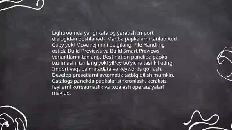 Adobe Lightroom dasturi 4