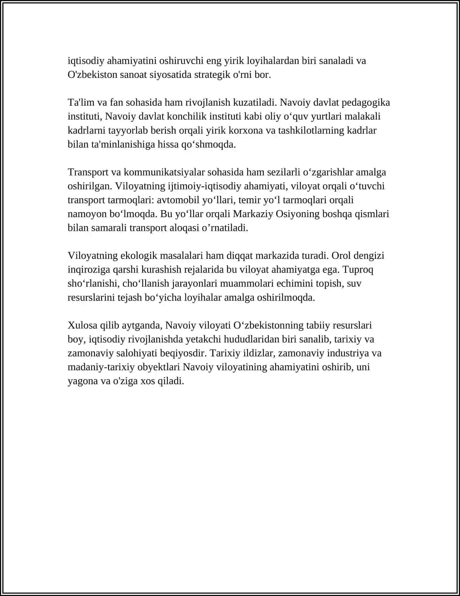 NAVOIY VILOYATI 4