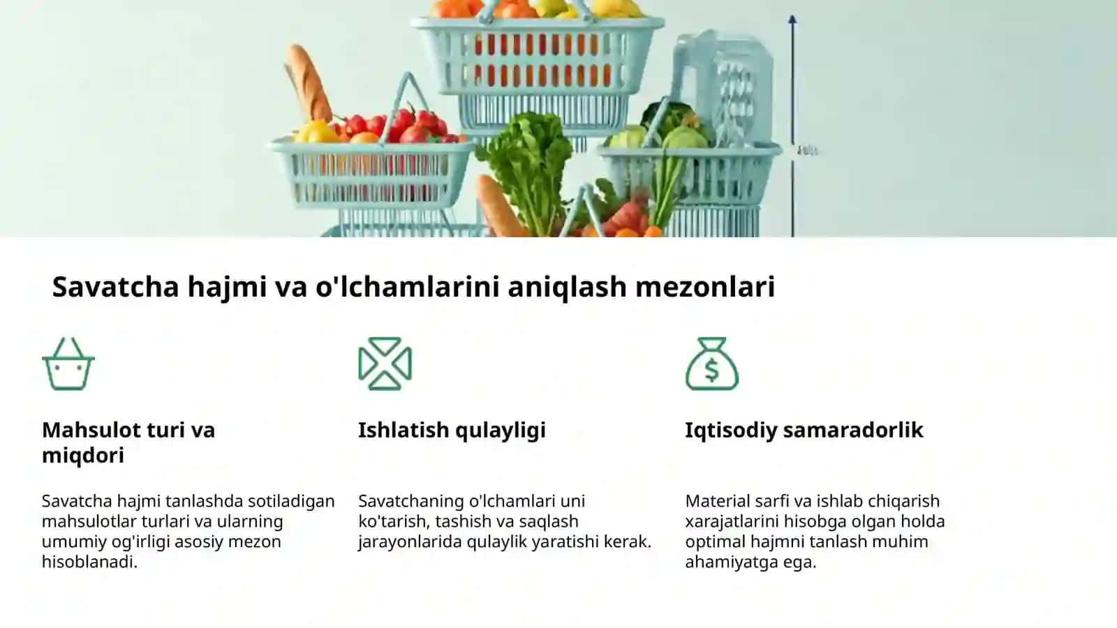 Oziq-ovqat sanoatida istemol savatchasining ahamiyati 4
