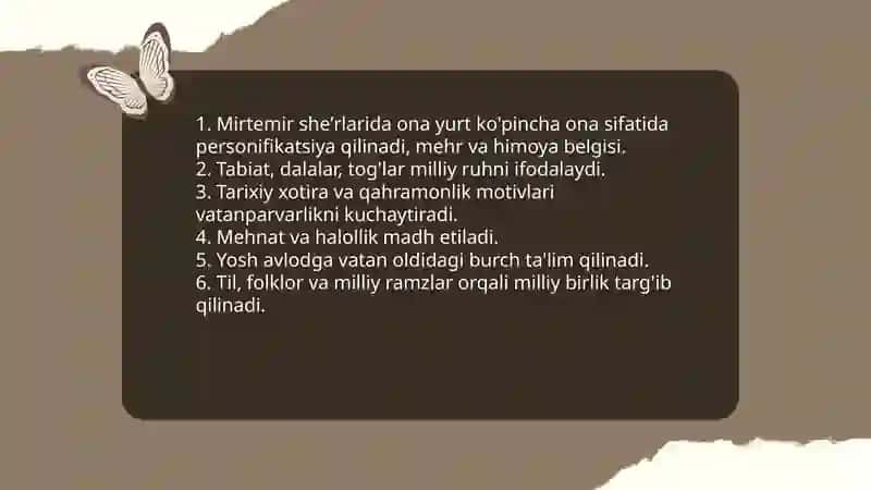 Mirtemir sheʼriyatida vatanparvarlik motivi 4