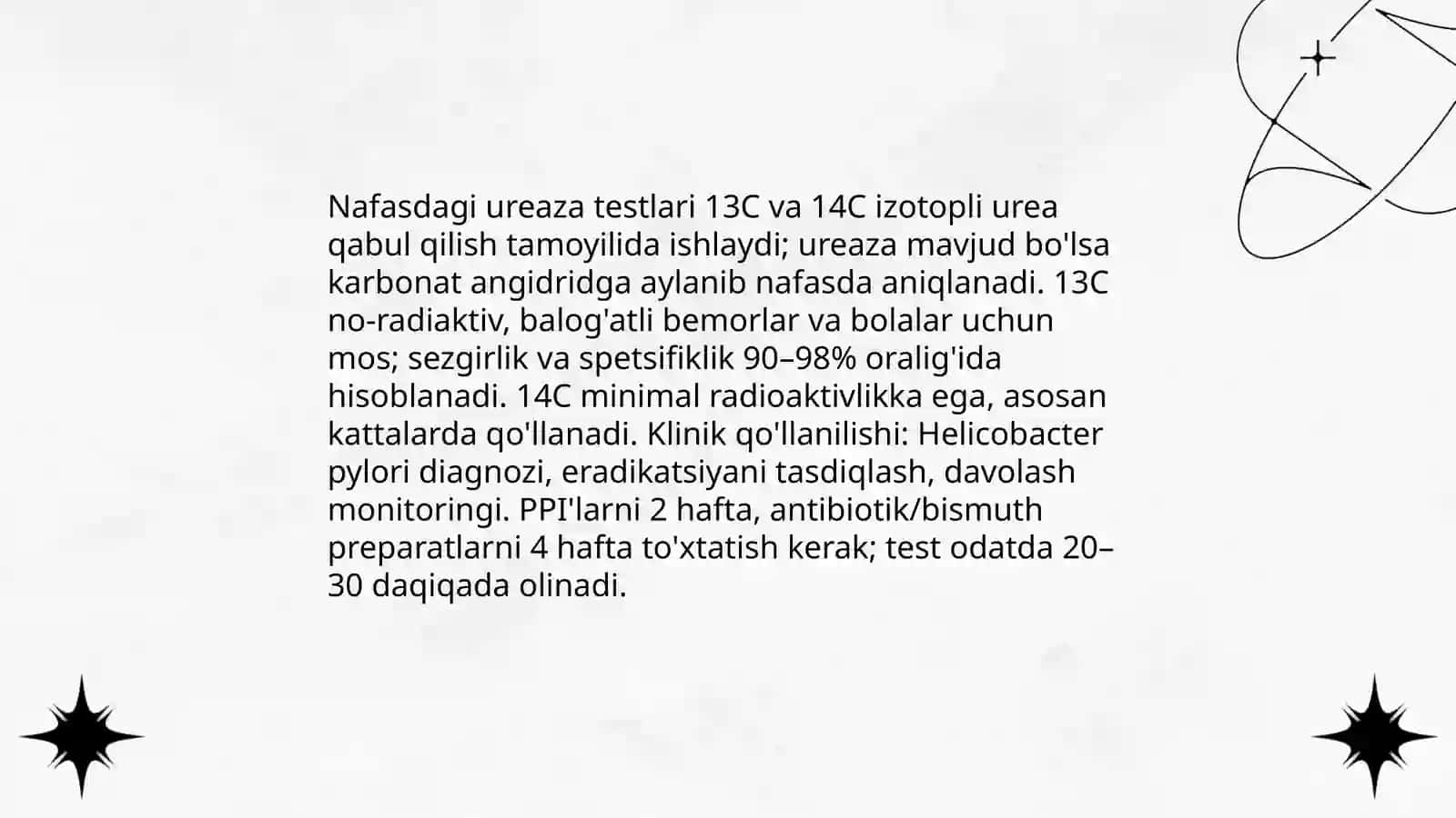 Ureaza fermentining tibbiyotda qoʻllanilishi 4