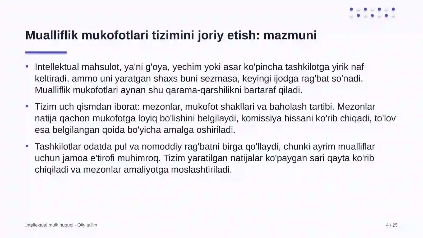 bolalar tovarlari do'konlarida mualliflik mukofotlari tizimini joriy etish 6032 4