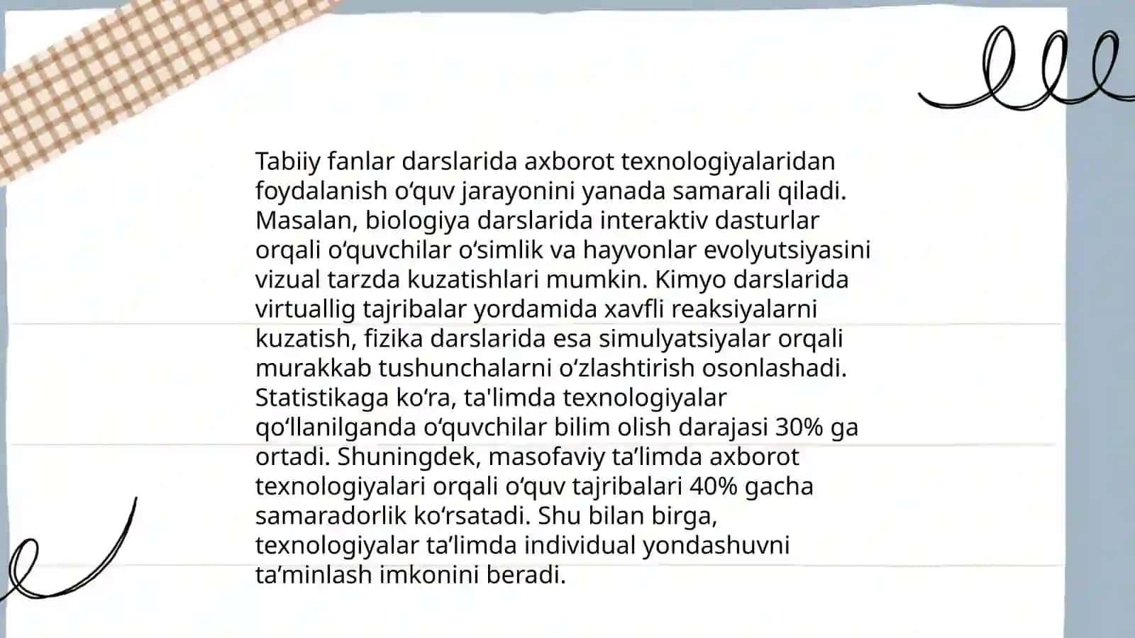 Jo‘g‘rofiya maydonchasi, tirik tabiat burchagi, o‘quv tajriba uchastkasida darslarni o‘tkazish metodikasi 4