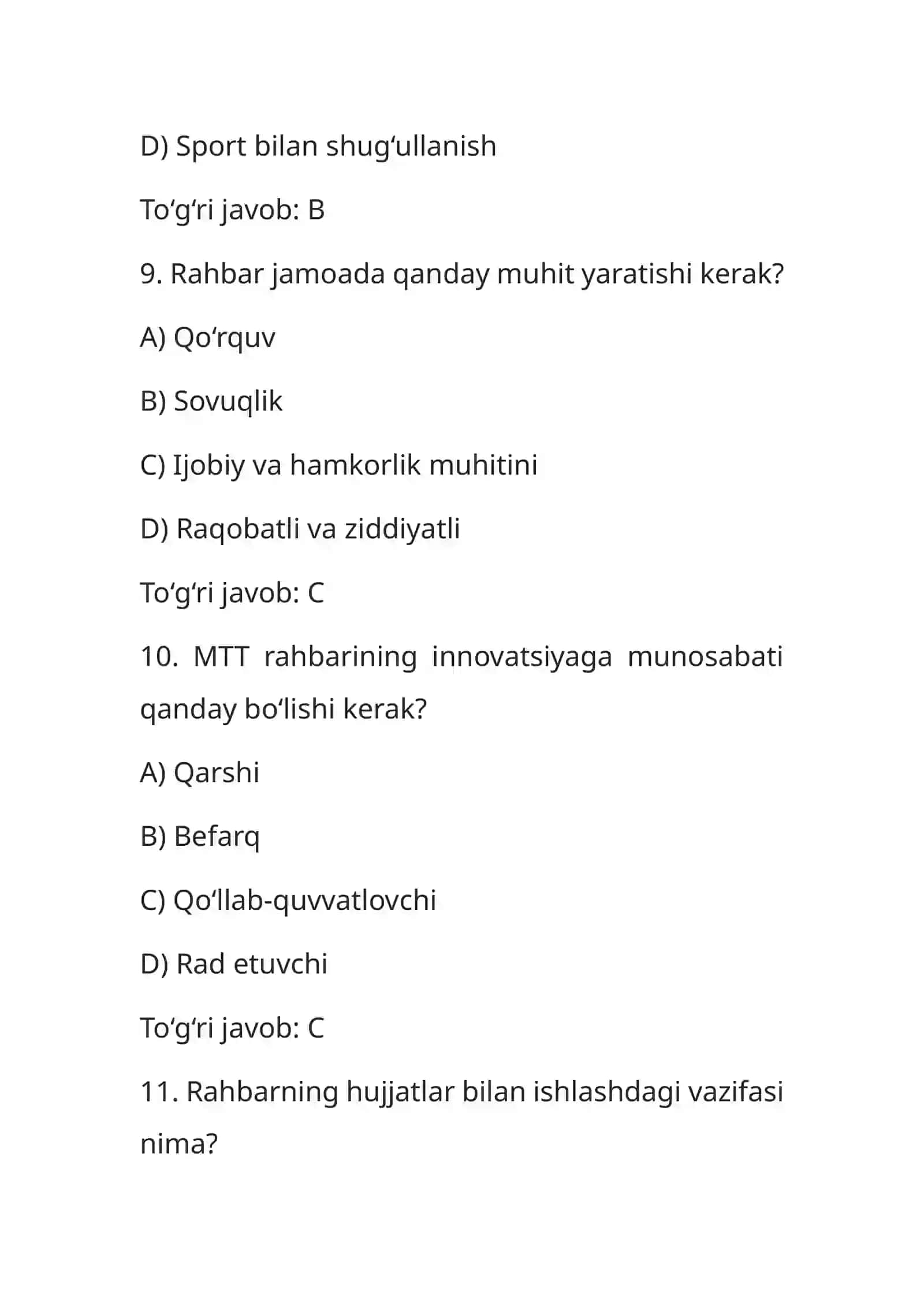 Maktabgacha taʼlim tashkiloti rahbariga qoʻyiladigan talablar 4