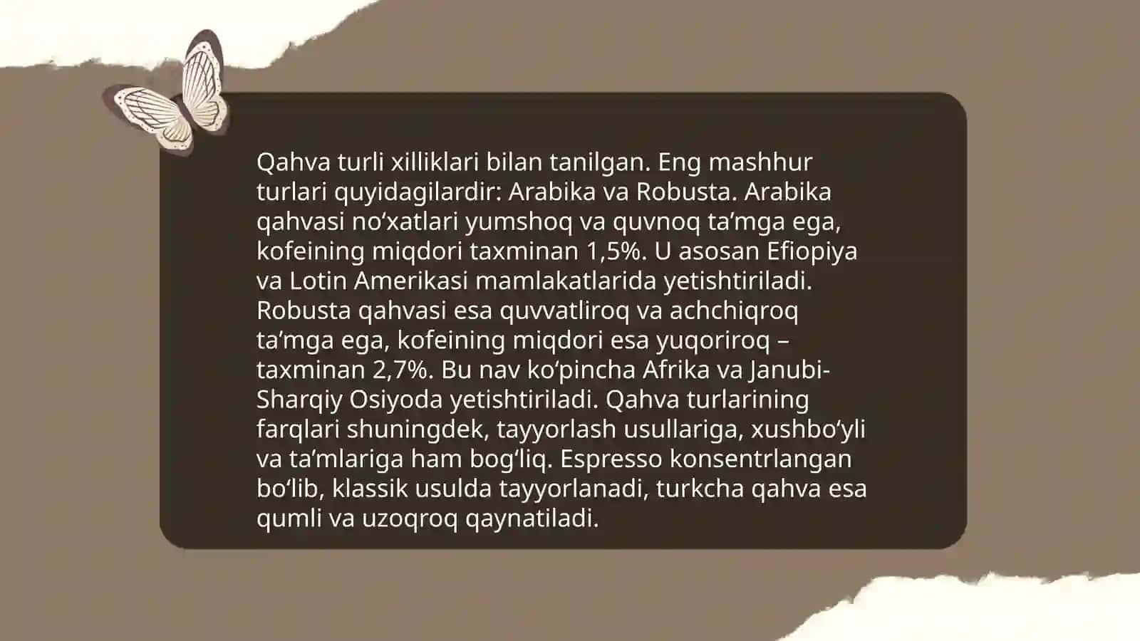 Kofe haqida malumot 4