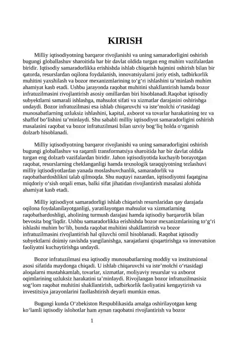 Ichki savdo tizimini rivojlantirish va uning bozor iqtisodiyotiga ta’siri 4