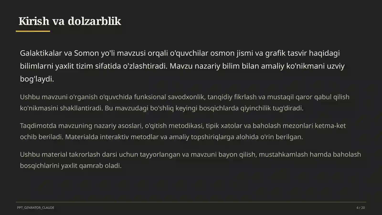 Galaktikalar va Somon yo'li (11-sinf) 4
