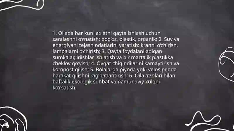Oilada bolalarga ekologik tarbiya berish 4