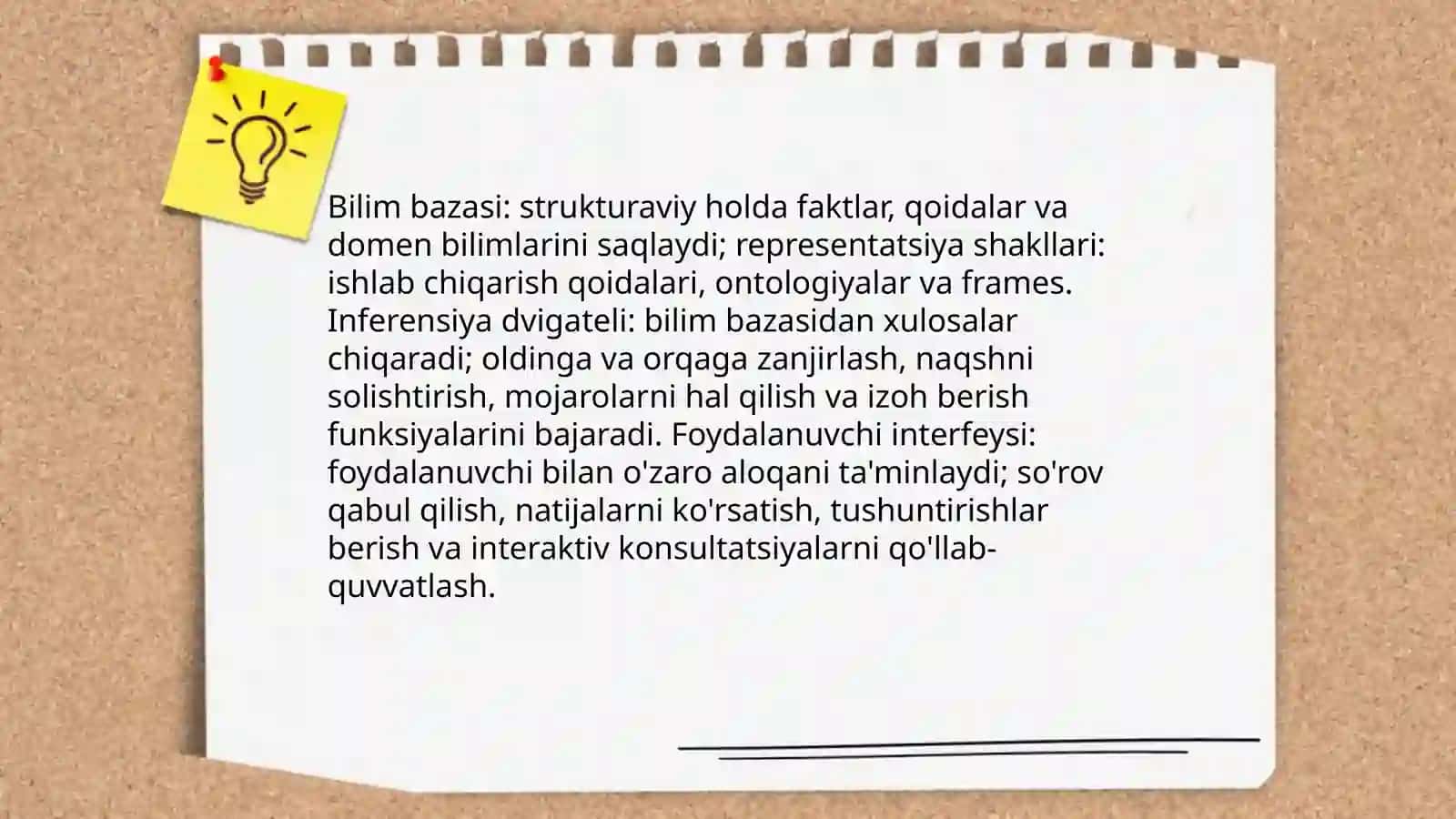 Ekspert tizimlari 4