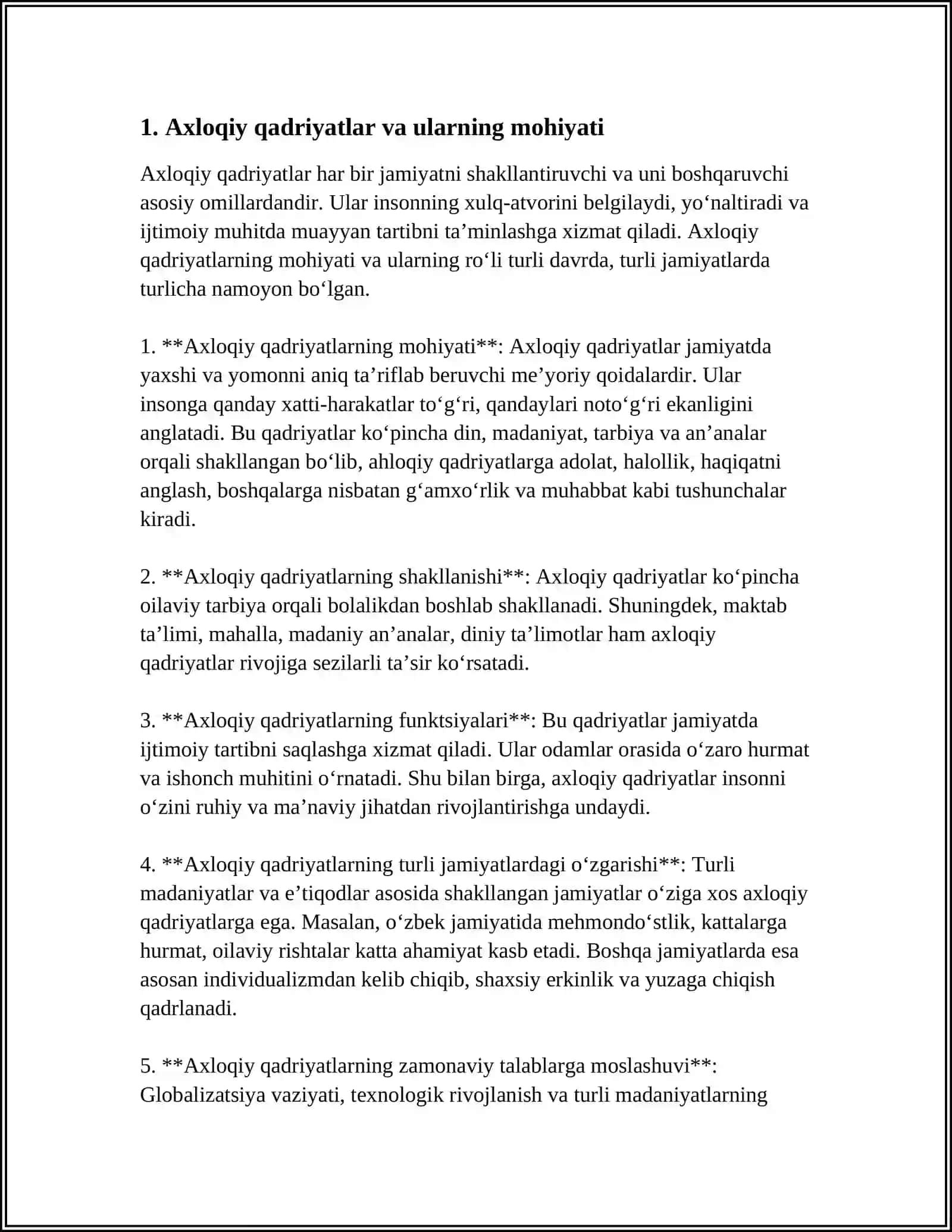 AHLOQIY QADIRYATLAR IJTIMOIY ISH ETIKASI AMALYOTI ASOSI SIFATIDA 4