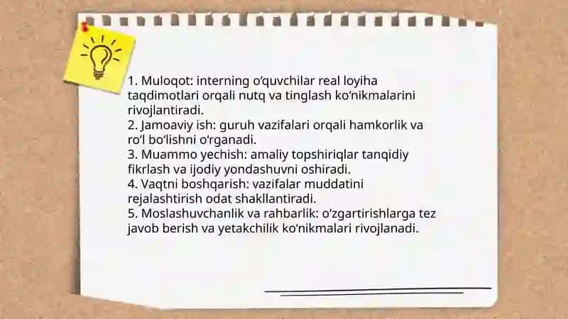 Interning o'quvchilarga ta'siri 4