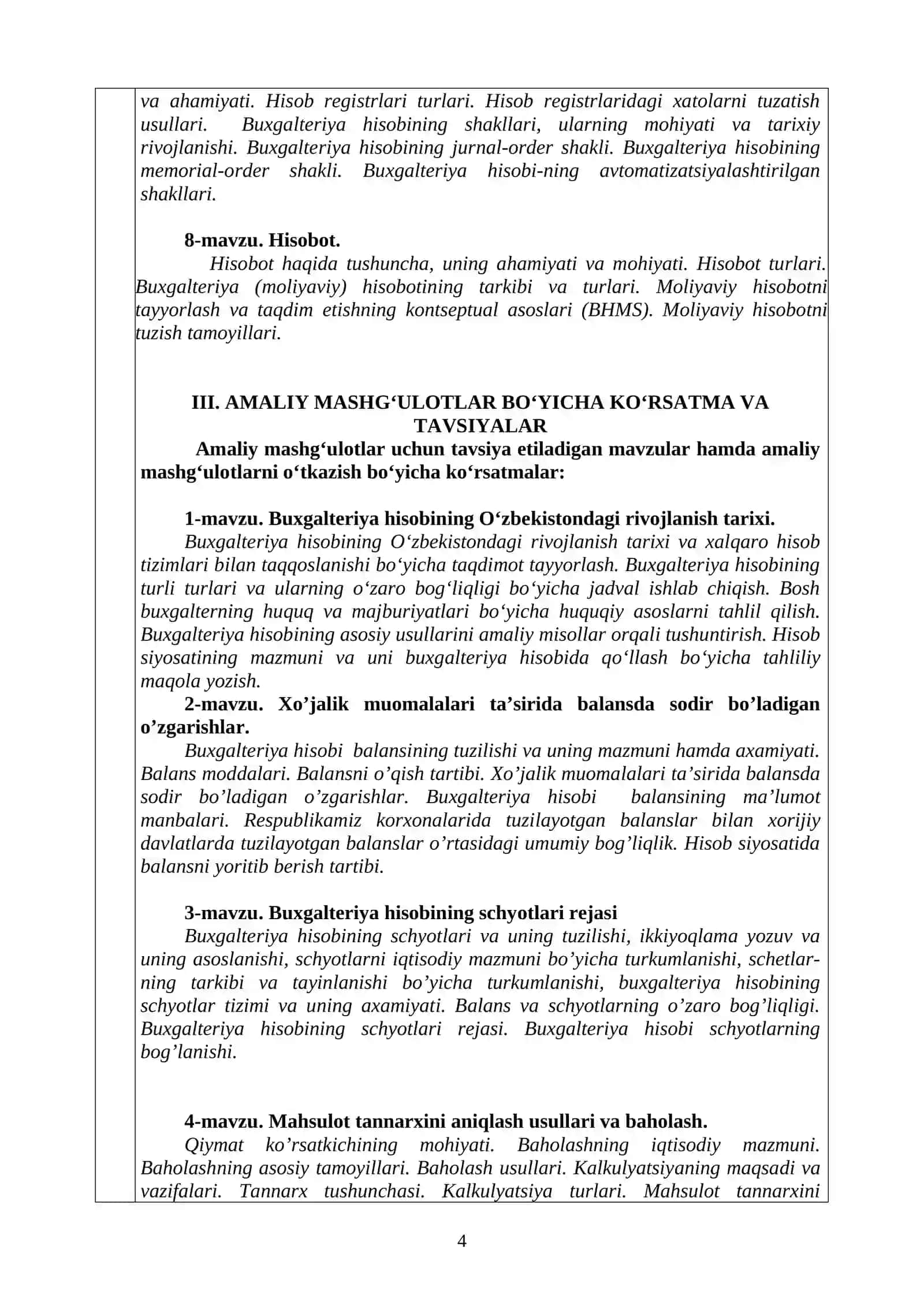 BUXGALTERIYA HISOBIGA KIRISH 4