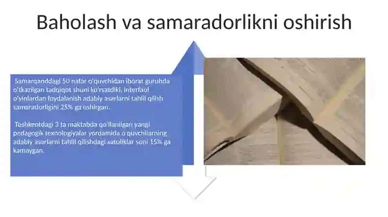 Badiiy asar tahlilida pedagogik texnalogiyalardan foydalanish 4