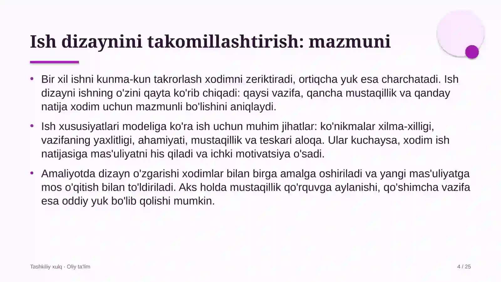prodyuserlik markazlarida ish dizaynini takomillashtirish 8162 4