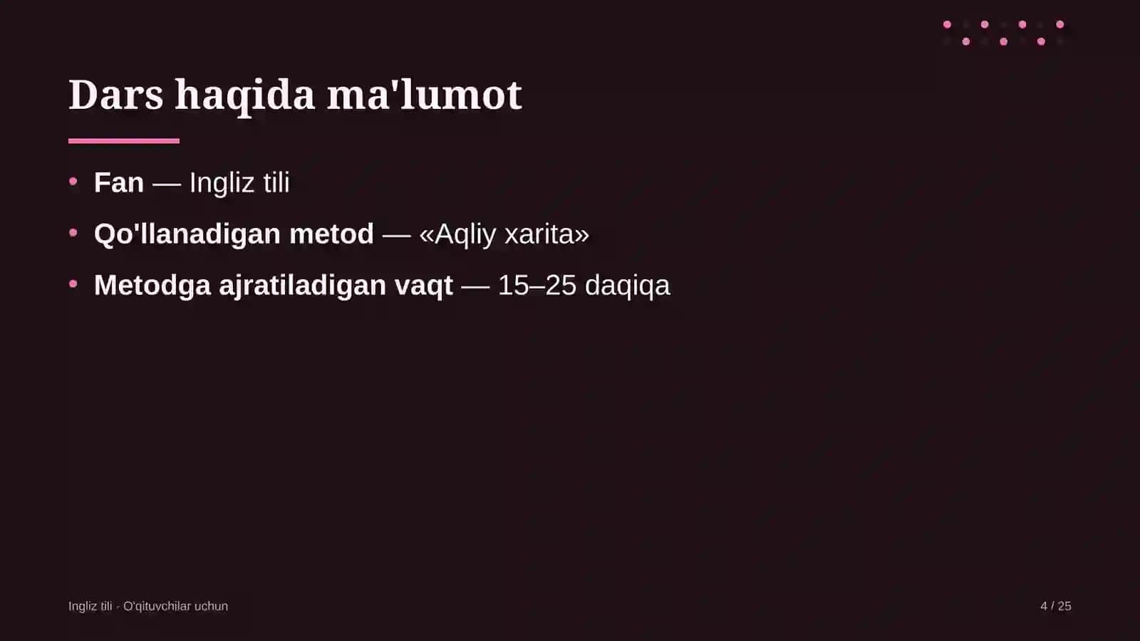 ingliz tili darslarida aqliy xarita metodidan foydalanish 4114 4